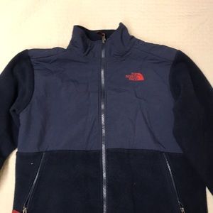 North face Blue Zip Up Fleece